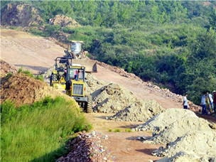 矿山用胶固粉发货现场